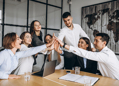 A Zoiko Group team meeting